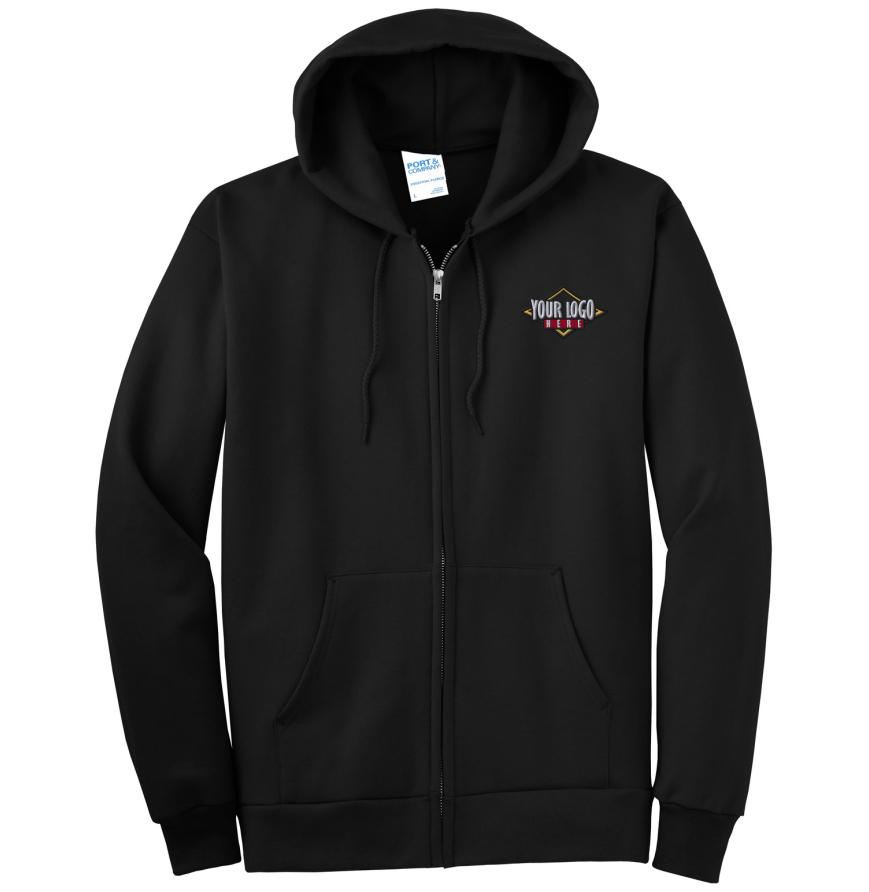 Port  Company - Essential Fleece Full-Zip Hooded Sweatshirt