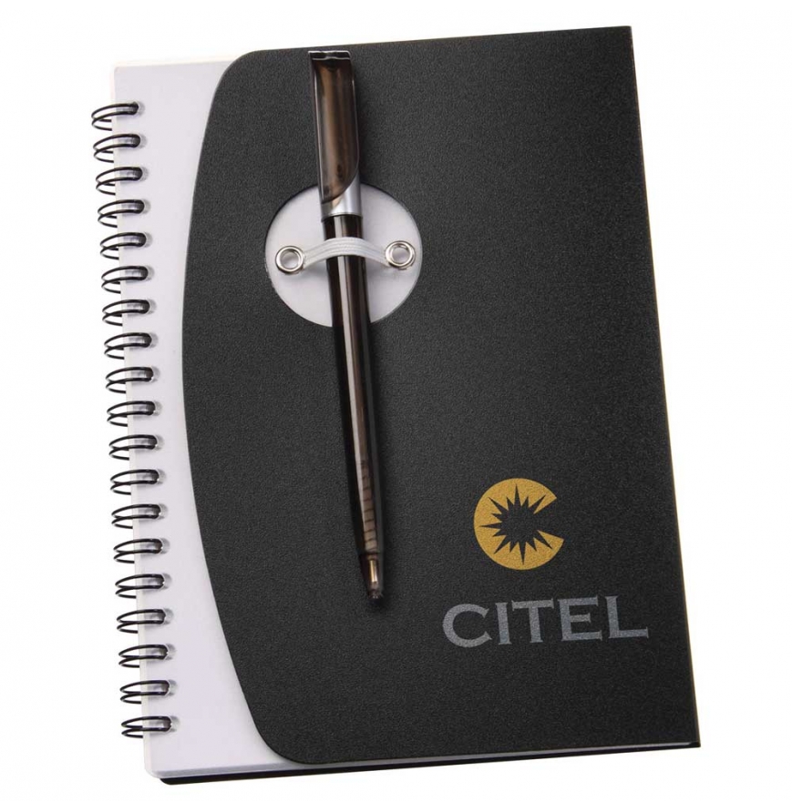 5 x 7 Sun Spiral Notebook with Pen