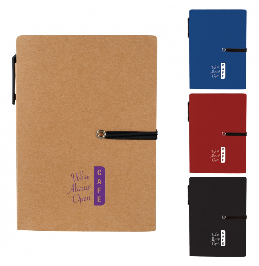 4 x 55 Stretch Notebook with Pen