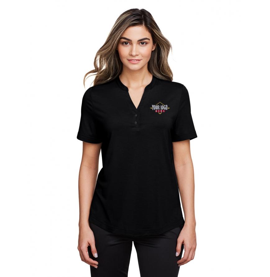 North End Ladies Jaq Snap-Up Stretch Performance Polo