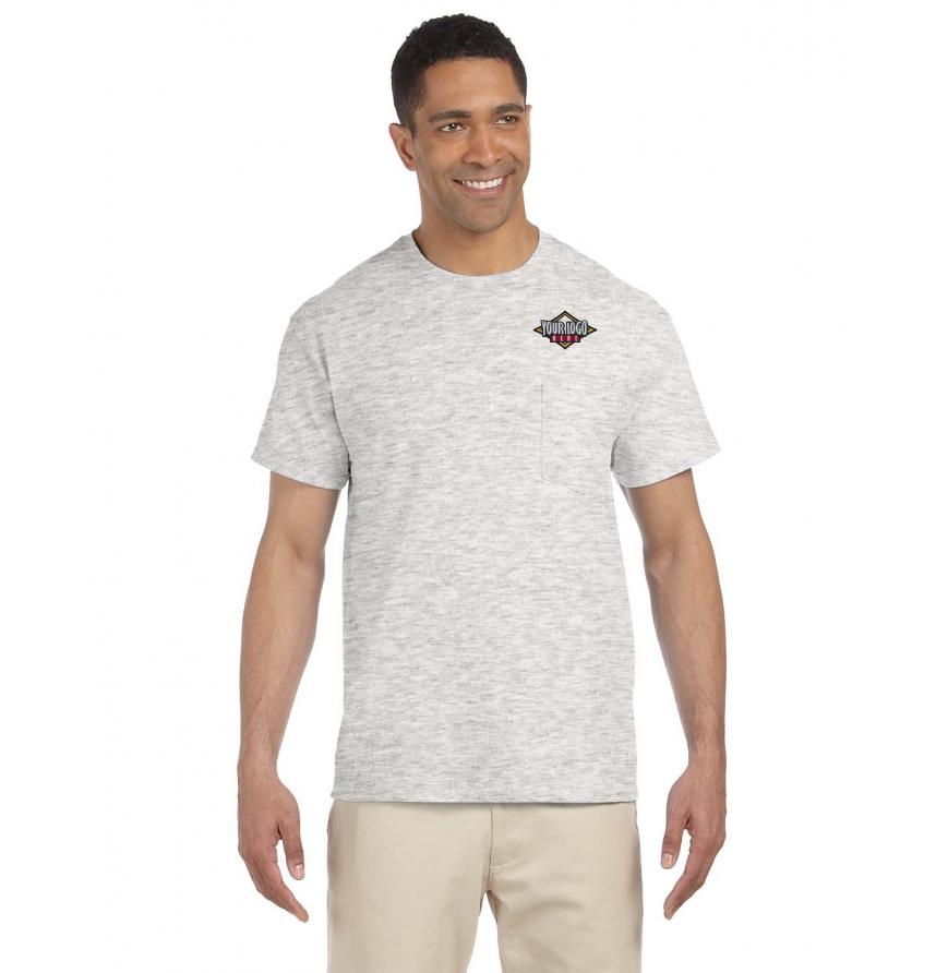Adult Ultra Cotton 6 oz Pocket T-Shirt