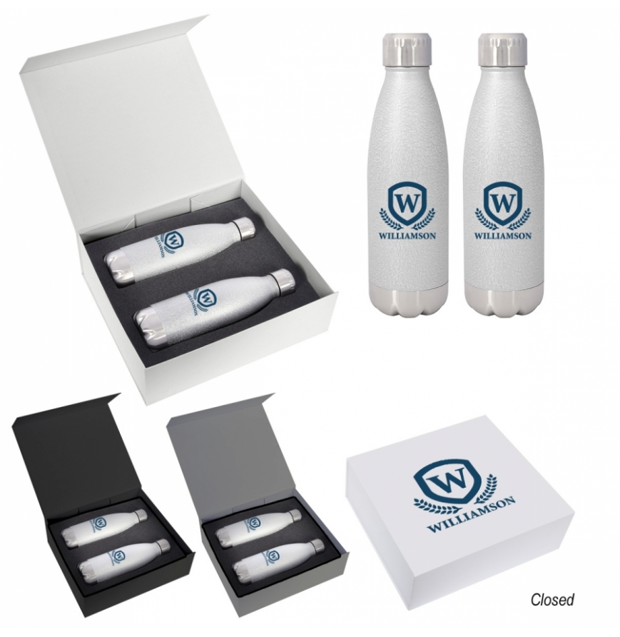 16 Oz Iced Out Swiggy Stainless Steel Bottle Gift Set