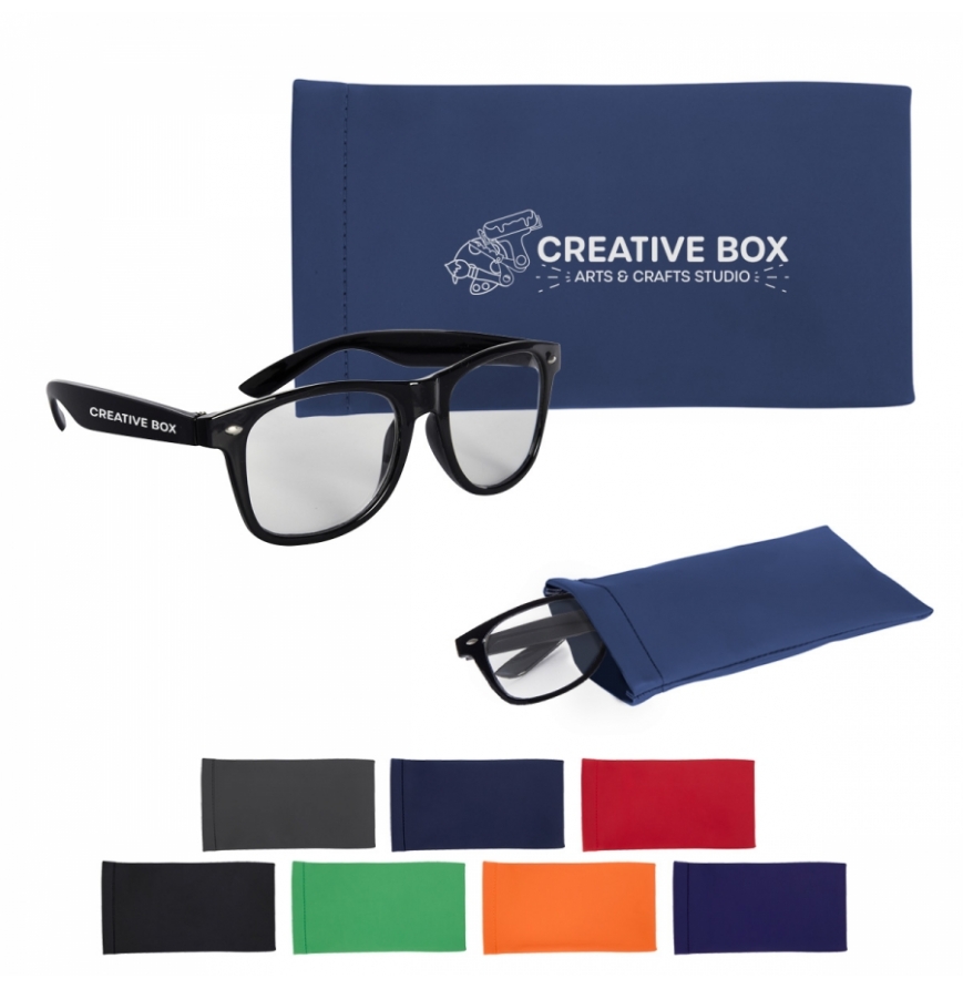 Reader Glasses With Eyeglass Pouch