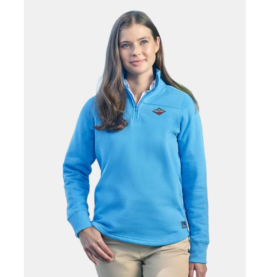 Womens Anchor Fleece Quarter-Zip Sweatshirt