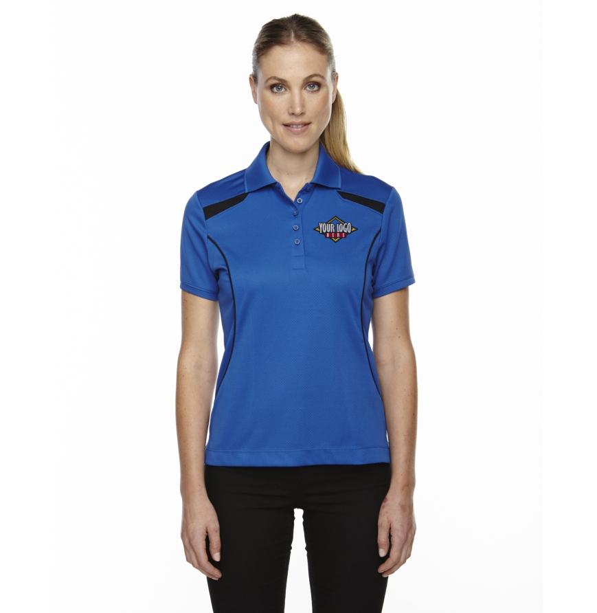Ladies Eperformance Tempo Recycled Polyester Performance Textured Polo