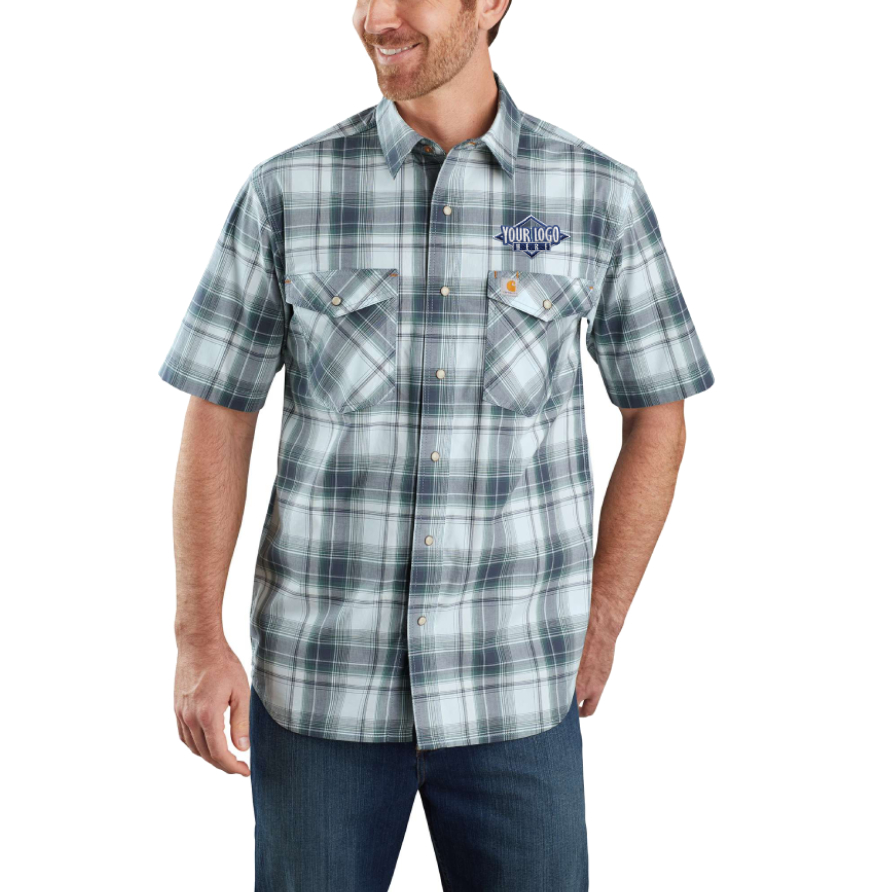 Carhartt Rugged Flex S/S Snap Front Plaid Shirt