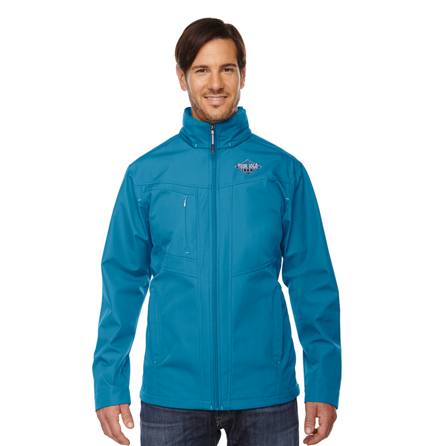 North End Men's Forecast Three-Layer Light Bonded Soft Shell Jacket