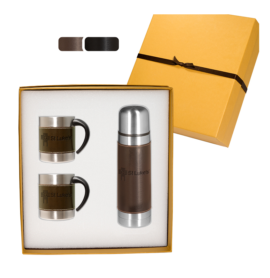 Empire Thermal Bottle  Coffee Cups Gift Set