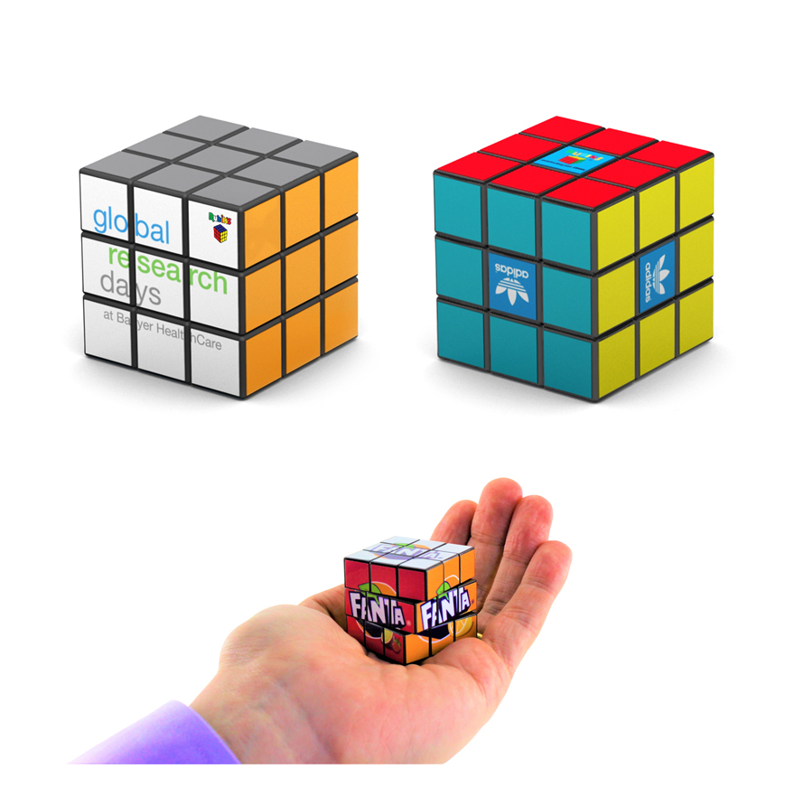 Rubiks Mini 9-Panel Full Custom Cube