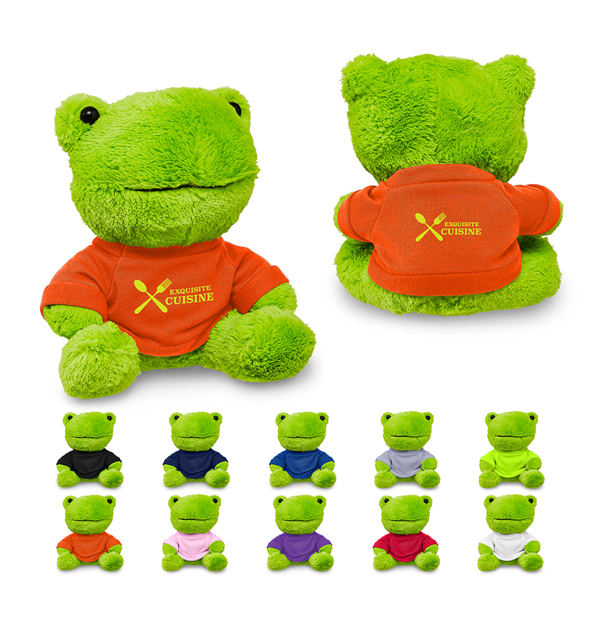 7 Plush Frog with T-Shirt