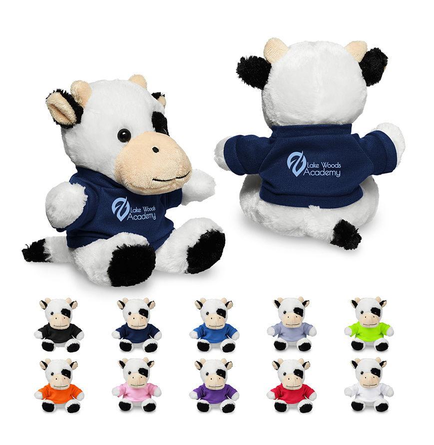 7 Plush Cow with T-Shirt