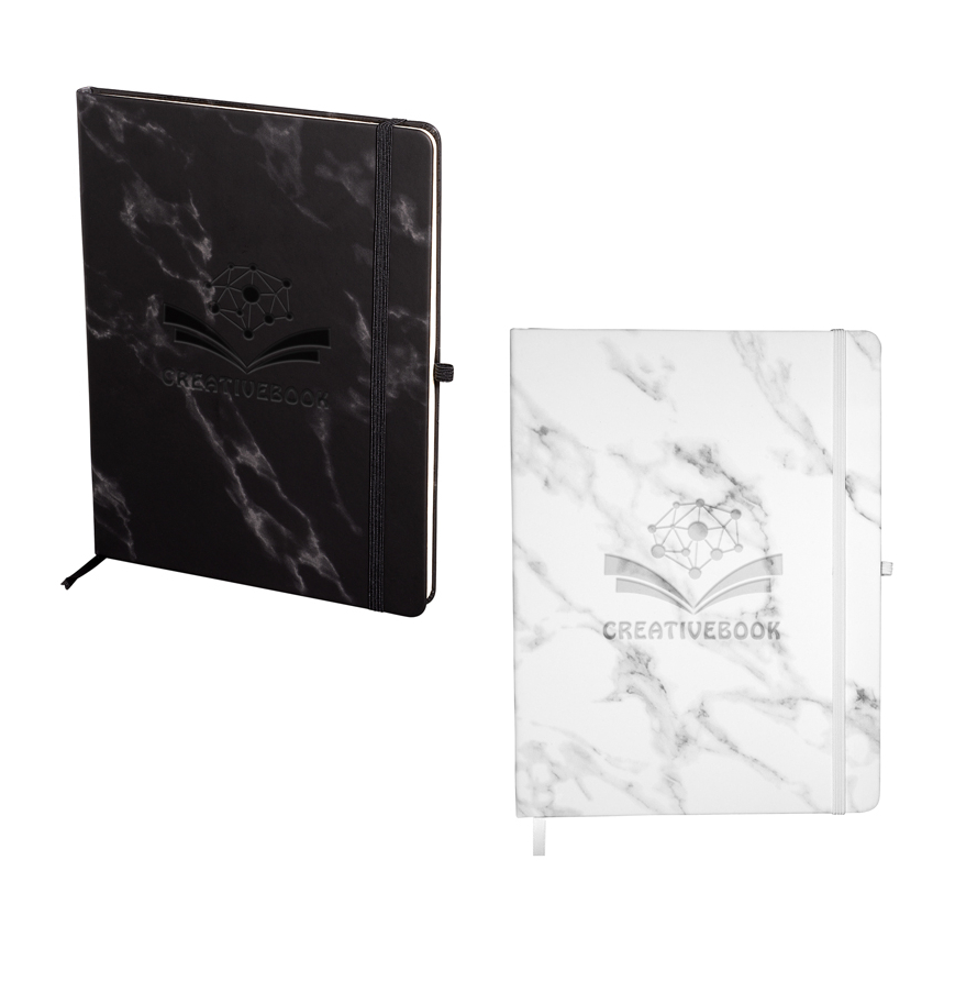 Leeman Large Bound Softcover Marble Journal