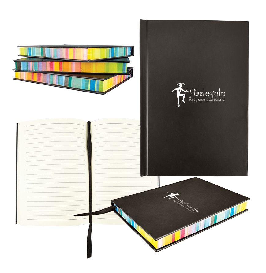 Multi Color Edge Notebook - 4 x 5