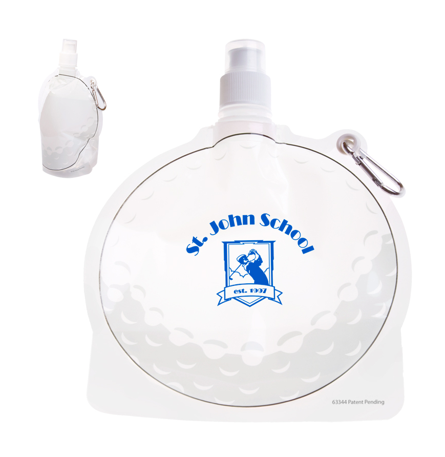 HydroPouch 24 oz Golf Ball Collapsible Water Bottle - Patented