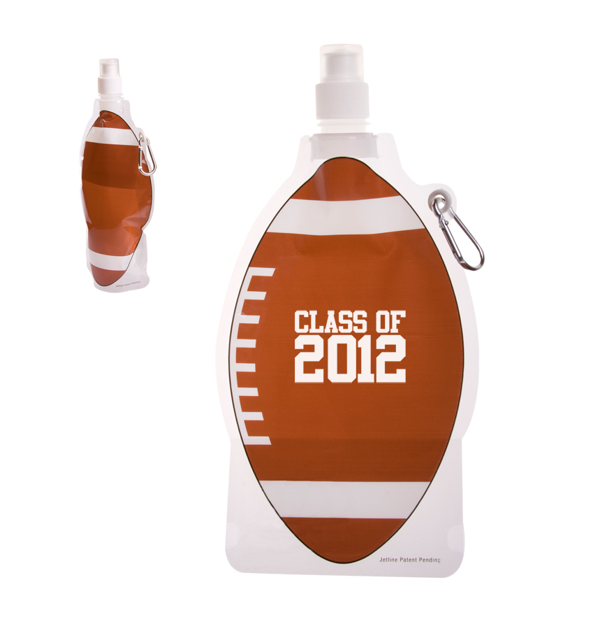 HydroPouch 22 oz Football Collapsible Water Bottle - Patented