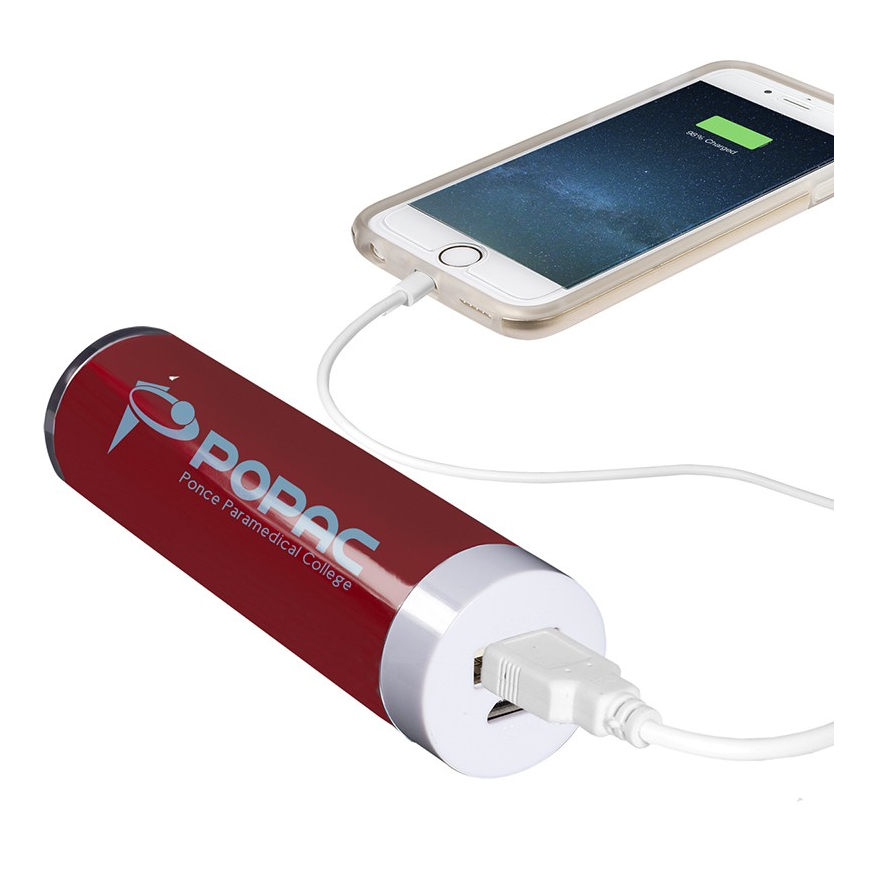 Micro-Cylinder Power Bank - UL Certified