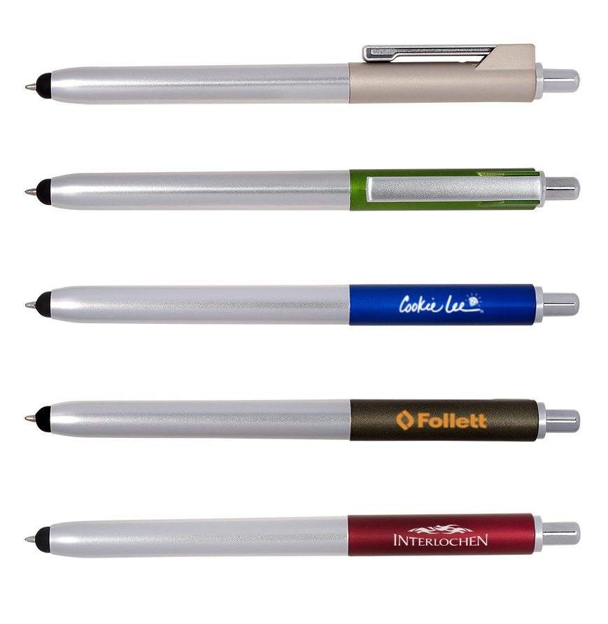 Ambient Metallic Click Duo Pen Stylus