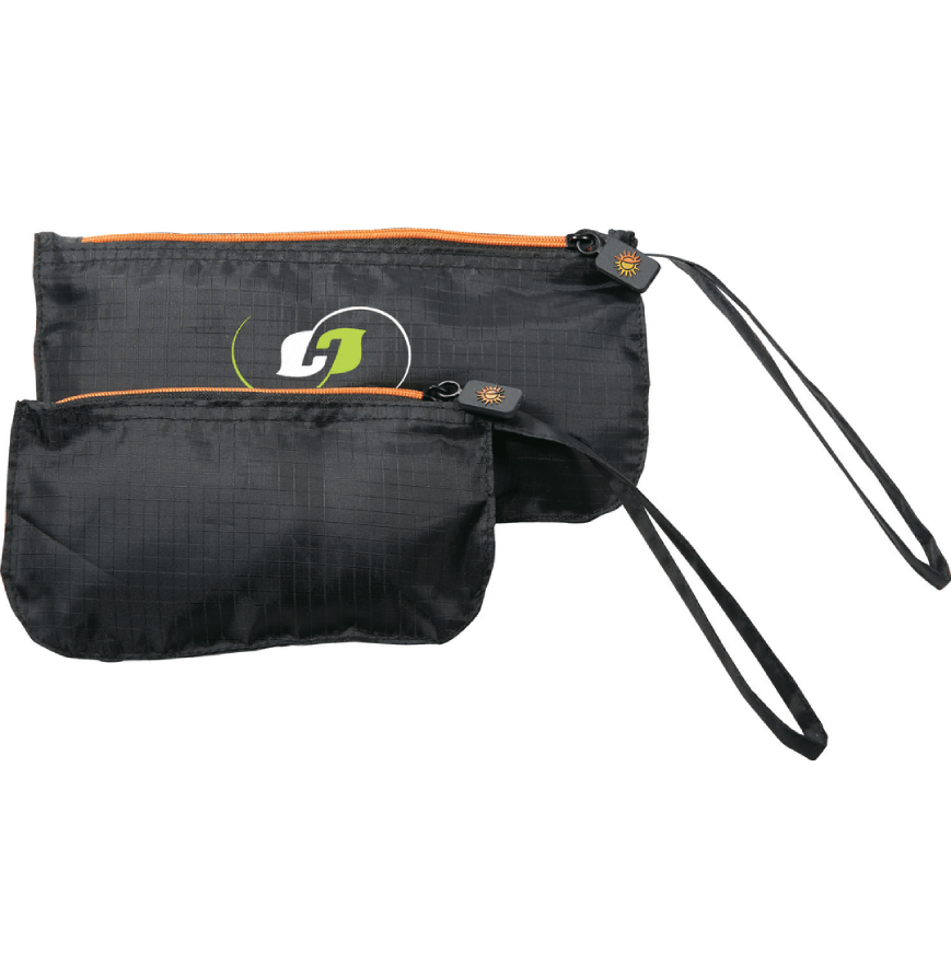 BRIGHTtravels Set of 2 Travel Pouches
