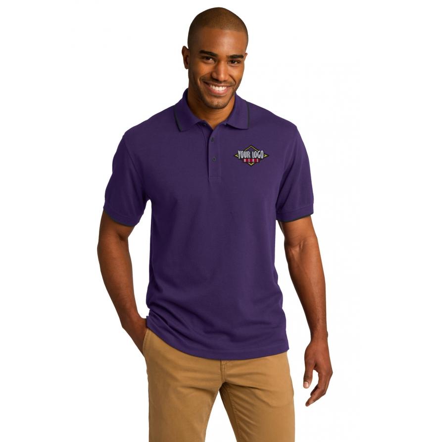 DISCONTINUED Port Authority Rapid Dry Tipped Polo