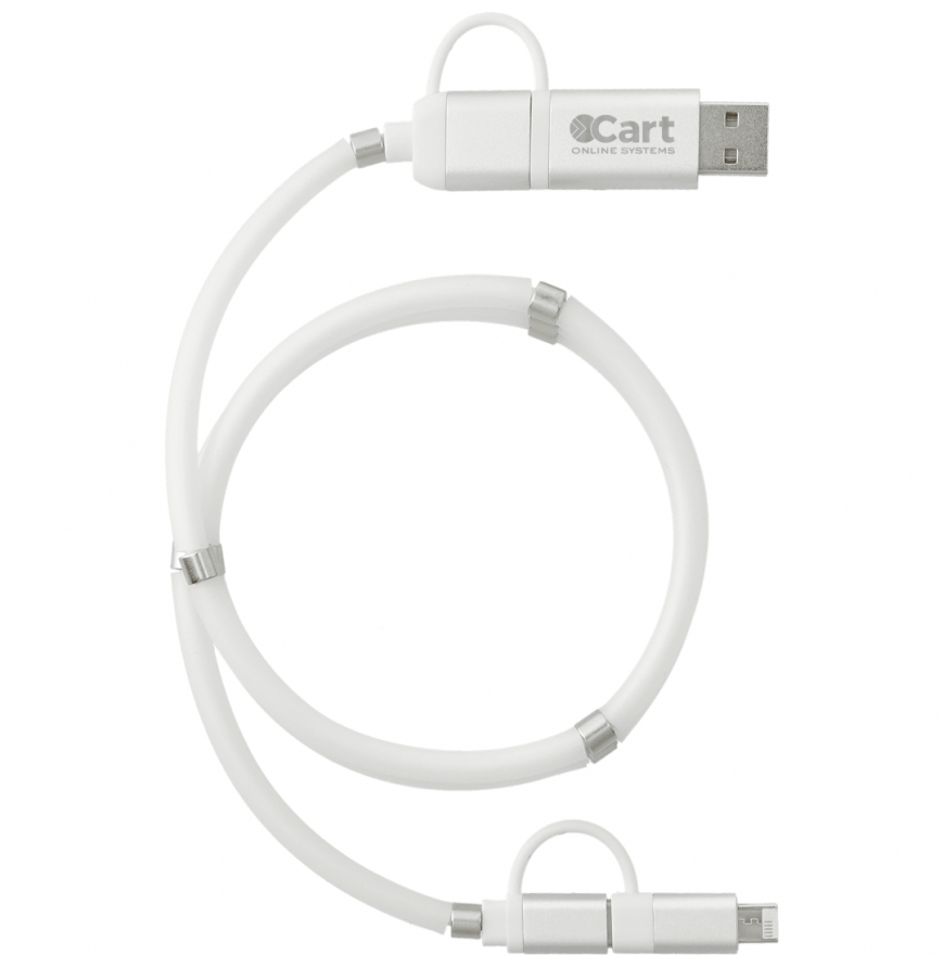 Whirl 5-in-1 Charging Cable with Magnetic Wrap
