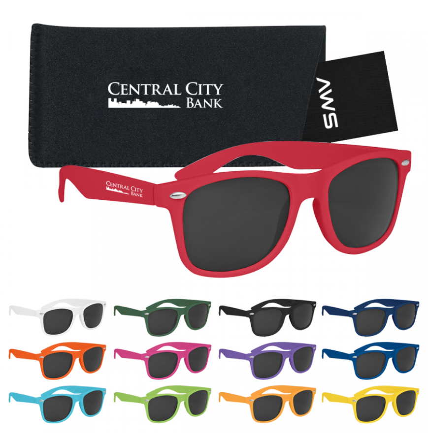 Aws Velvet Touch Malibu Sunglasses With Pouch