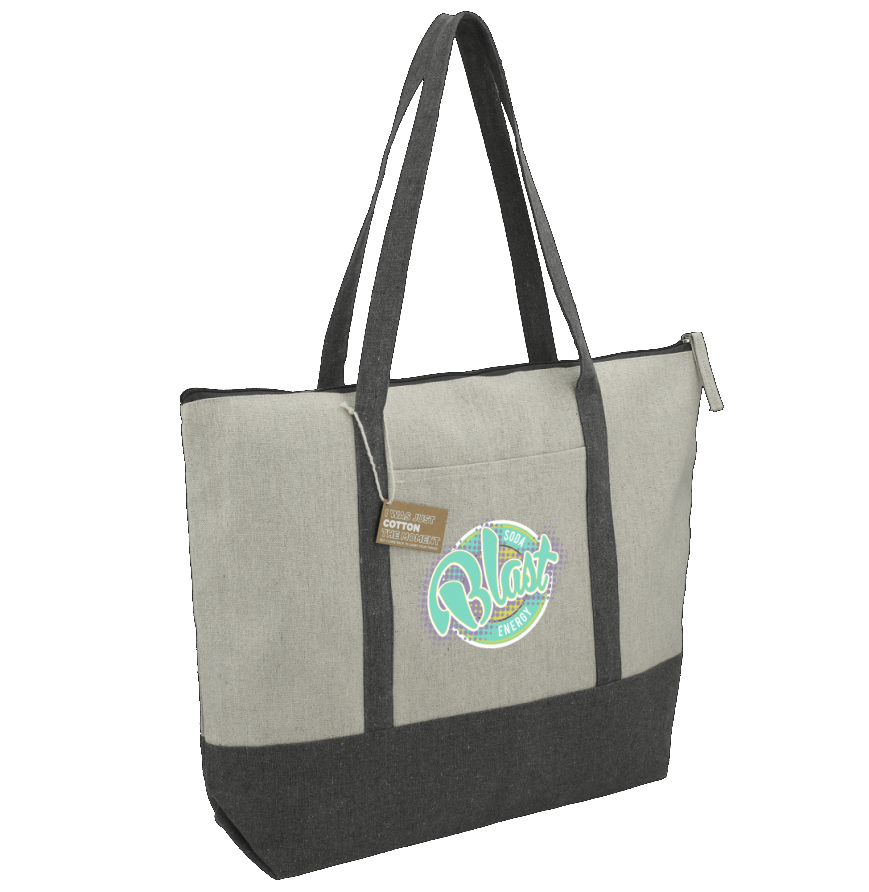 Repose 10oz Recycled Cotton Zippered Tote