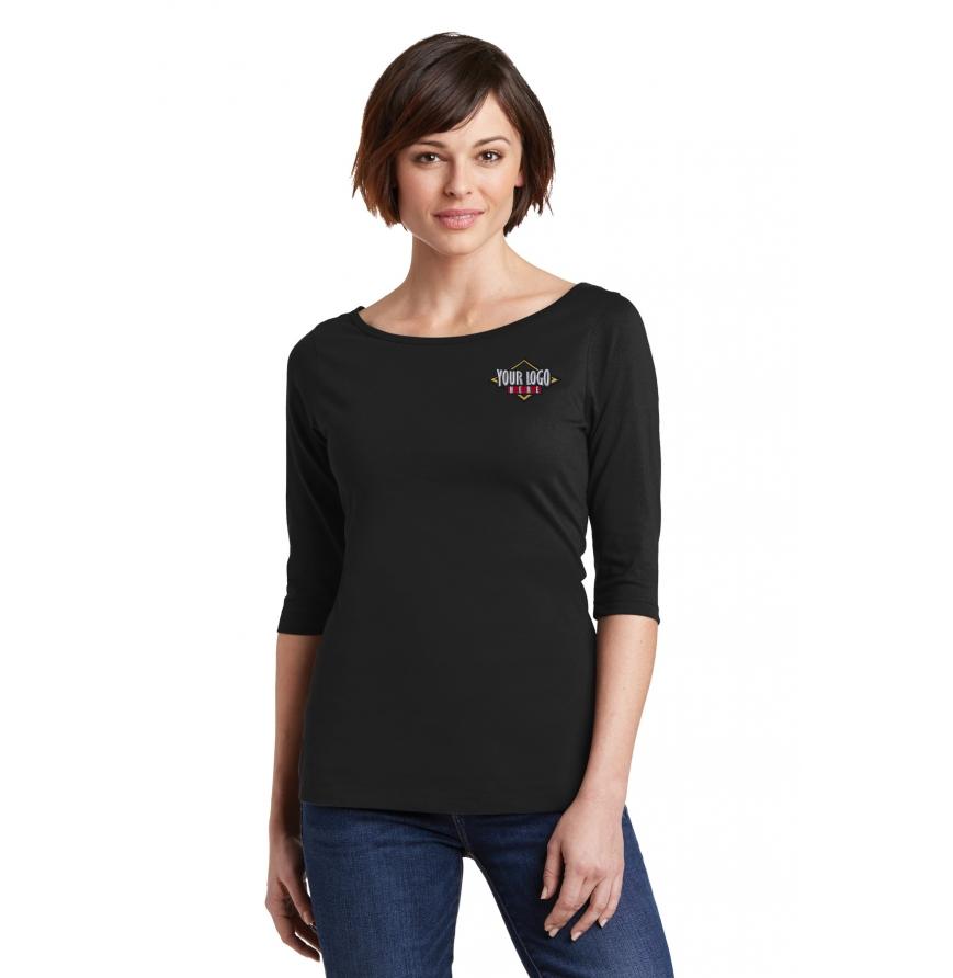 District Women s Perfect Weight 34-Sleeve Tee
