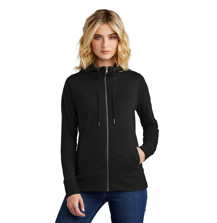 District Women s Featherweight French Terry Full-Zip Hoodie
