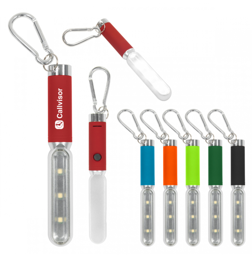 COB Safety Light With Carabiner