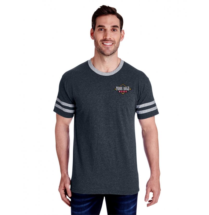 Jerzees Adult 45 oz TRI-BLEND Varsity Ringer T-Shirt