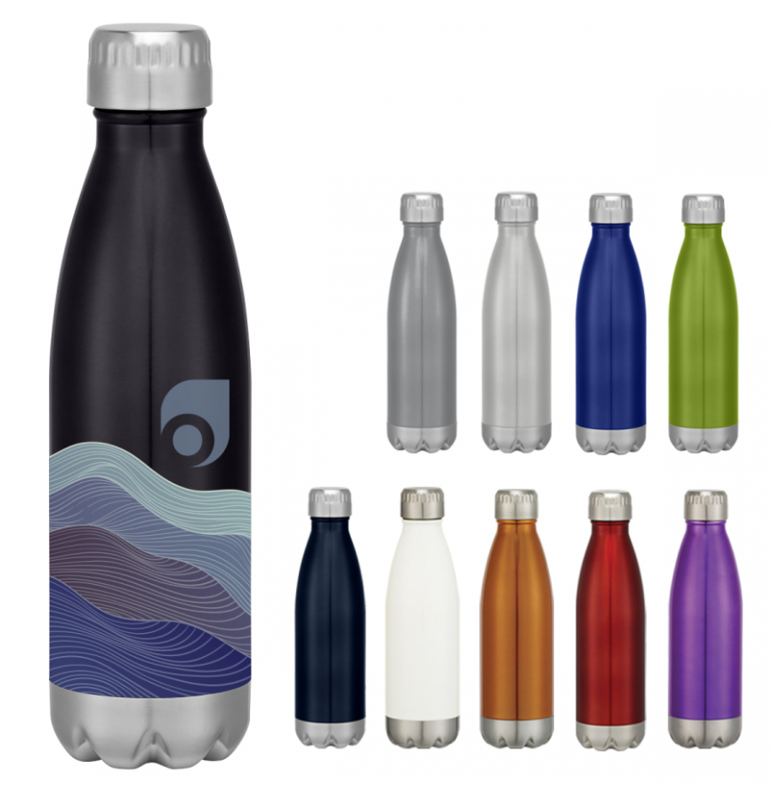 16 Oz Full Color Swiggy Stainless Steel Bottle