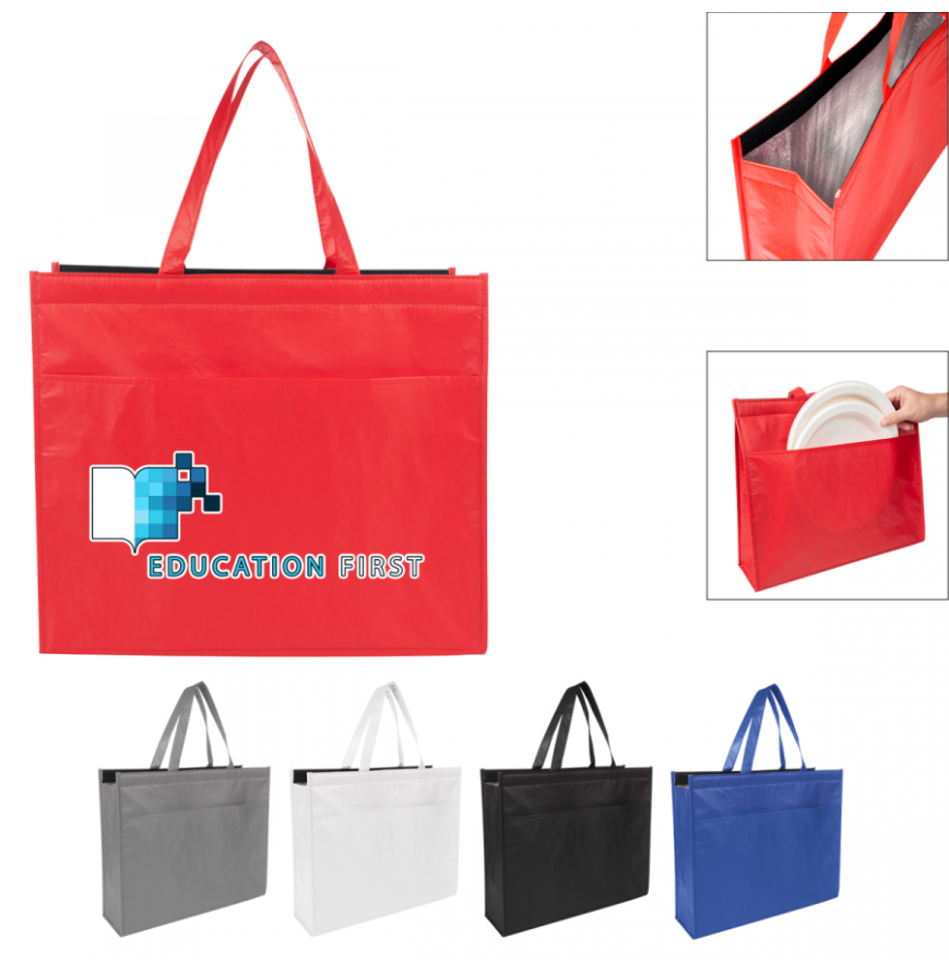 Matte Cooler Tote Bag With 100 RPET Material