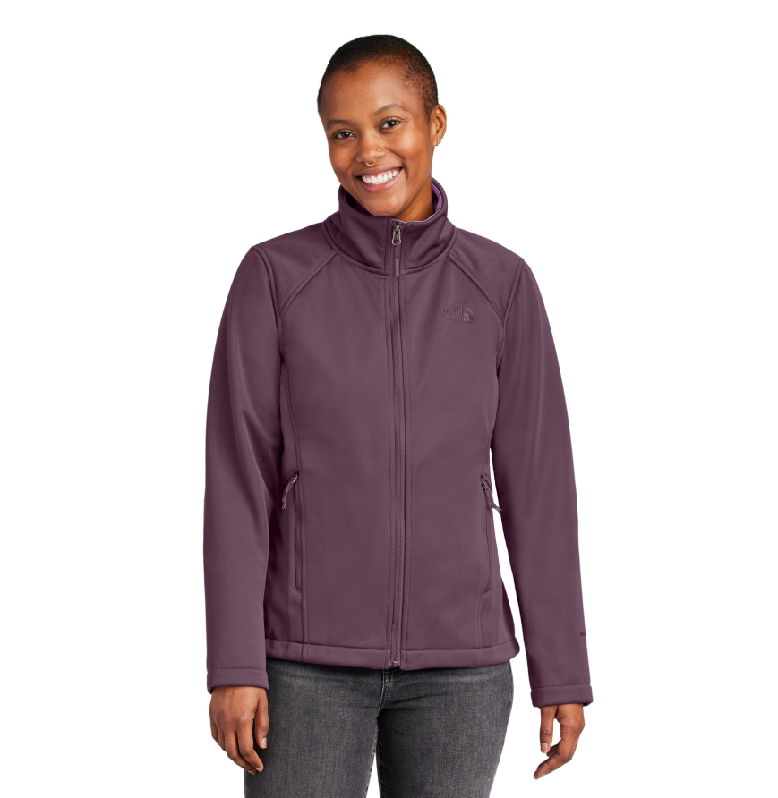 The North Face Ladies Chest Logo Ridgewall Soft Shell Jacket