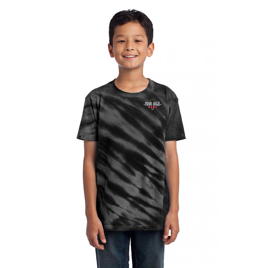 DISCONTINUED Port  Company - Youth Tiger Stripe Tie-Dye Tee