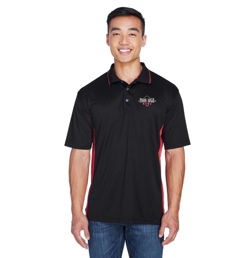 Mens Cool  Dry Sport Two-Tone Polo