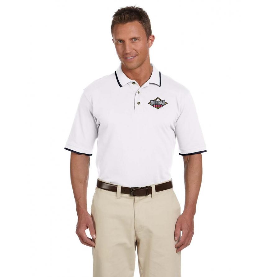 Adult 6 oz Short-Sleeve Piqu Polo with Tipping