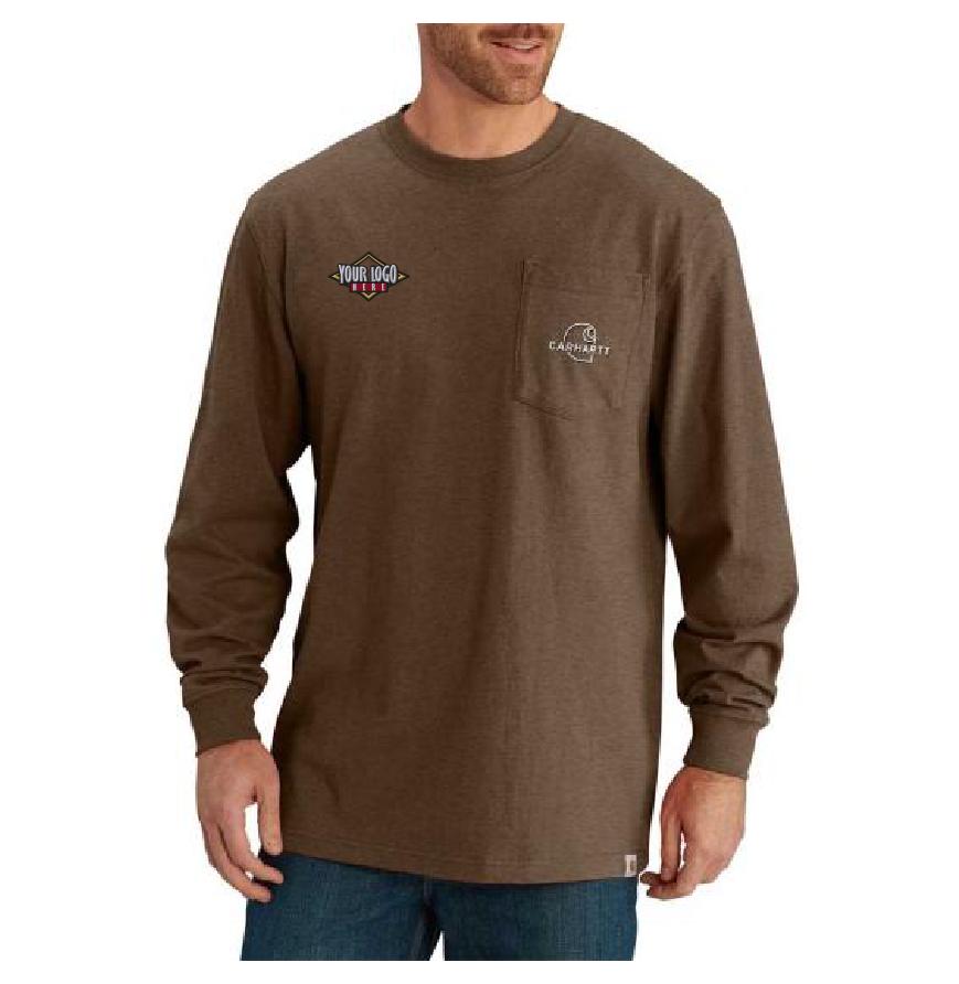 Carhartt Mens Workwear Graphic Patch Long Sleeve T-Shirt