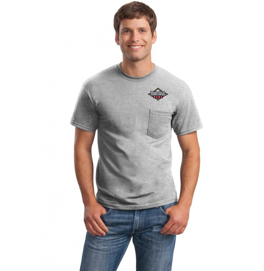 Gildan - Ultra Cotton 100 Cotton T-Shirt with Pocket