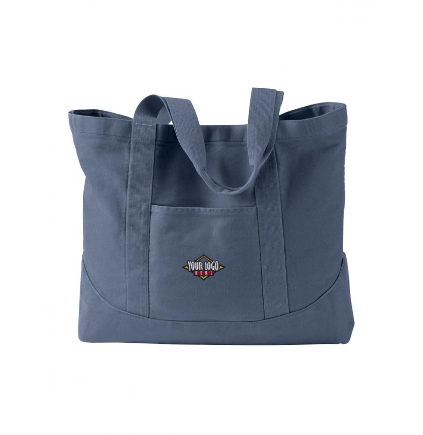 14 oz Pigment-Dyed Large Canvas Tote