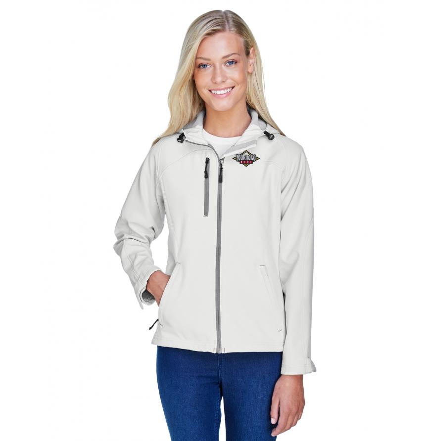 Ladies Prospect Two-Layer Fleece Bonded Soft Shell Hooded Jacket