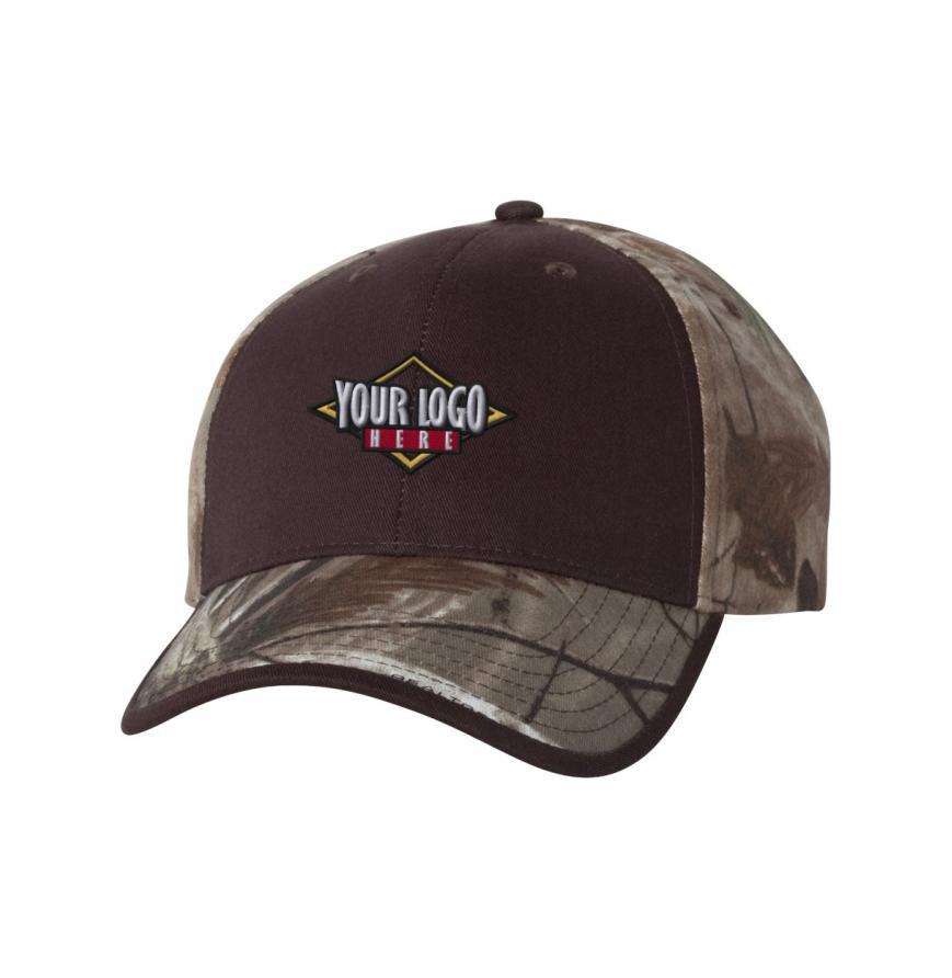 Camo Cap with Solid Front