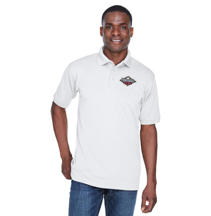 Mens PlatinumPerformance Piqu Polo with TempControl Technology