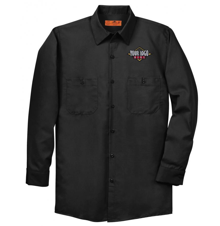 Red Kap Long Sleeve Industrial Work Shirt