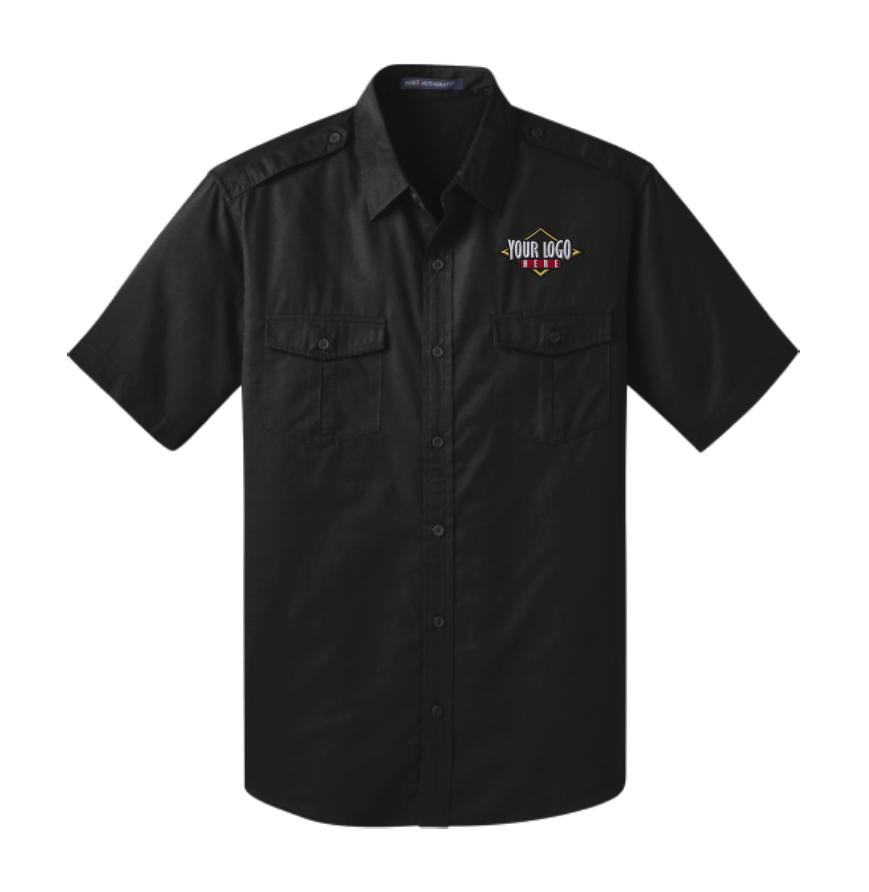 DISCONTINUED Port Authority Stain-Release Short Sleeve Twill Shirt