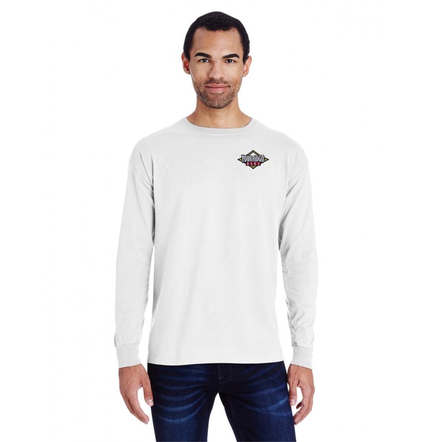  ComfortWash by Hanes Unisex 55 oz 100 Ringspun Cotton Garment-Dyed Long-Sleeve T-Shirt