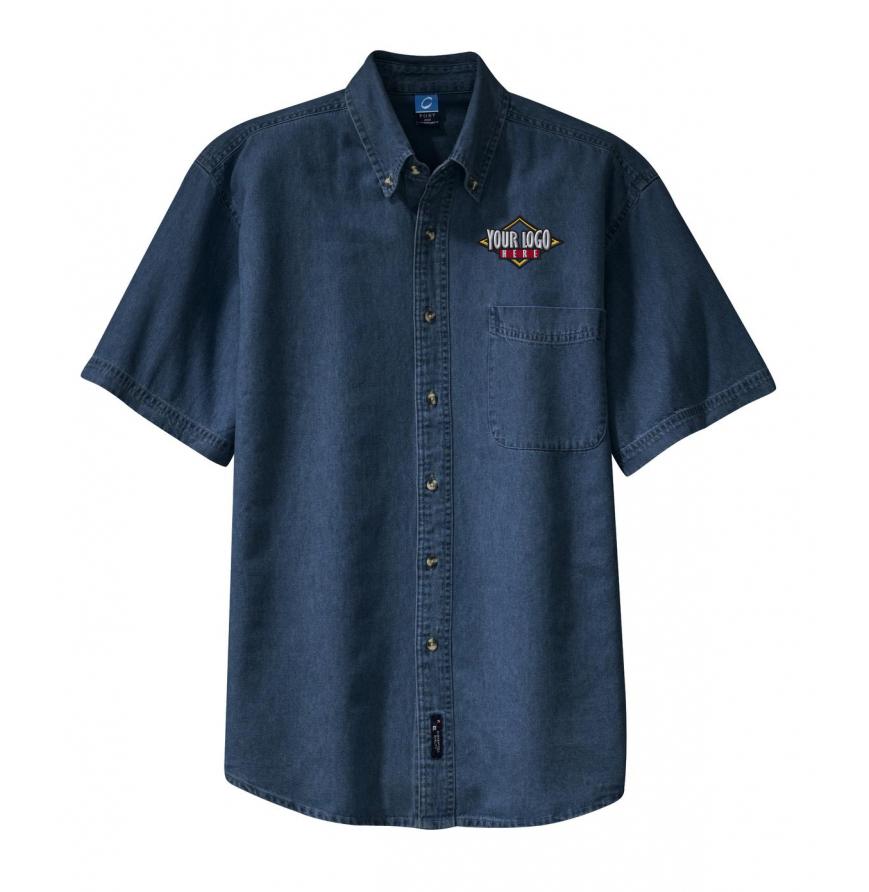 Port  Company - Short Sleeve Value Denim Shirt