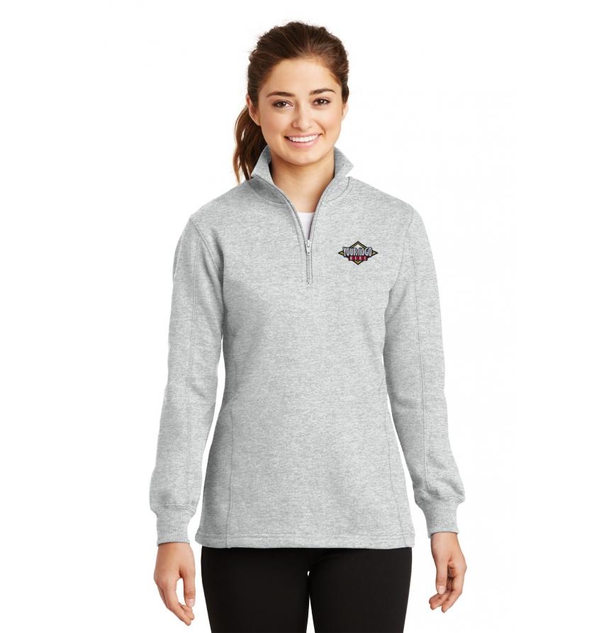 Sport-Tek Ladies 14-Zip Sweatshirt