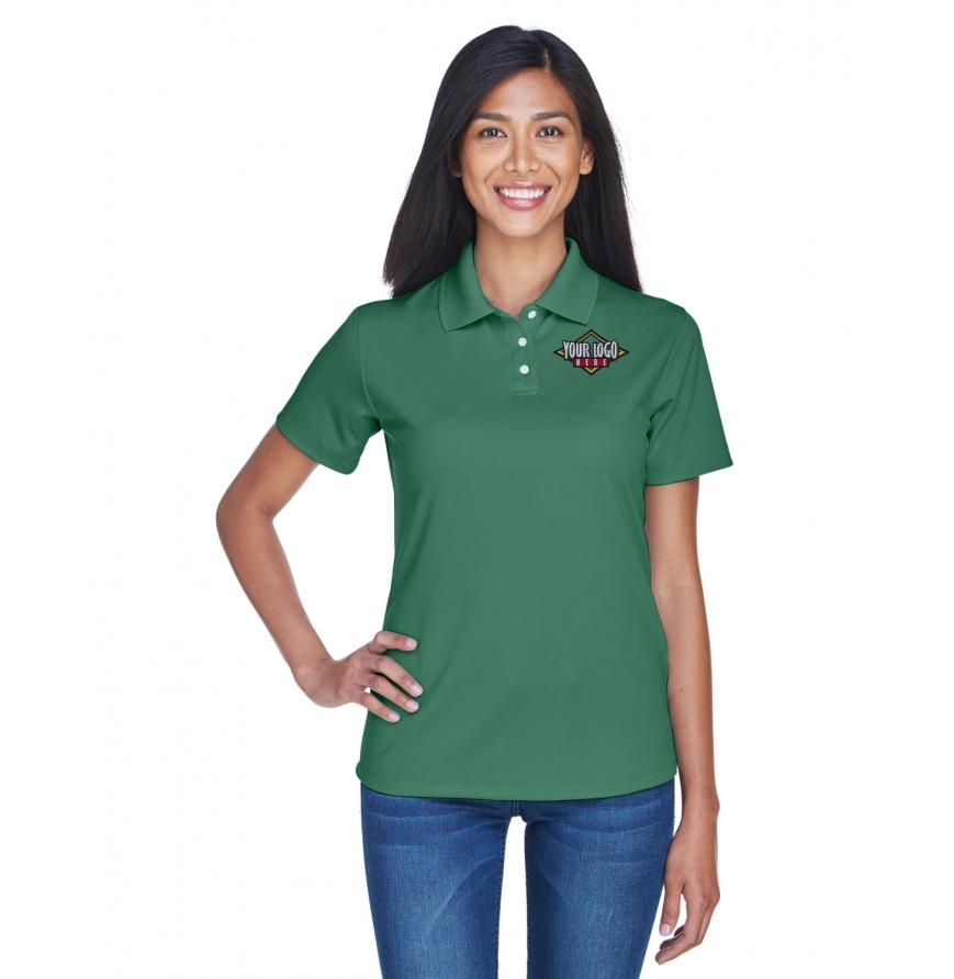 Ladies Cool  Dry Stain-Release Performance Polo