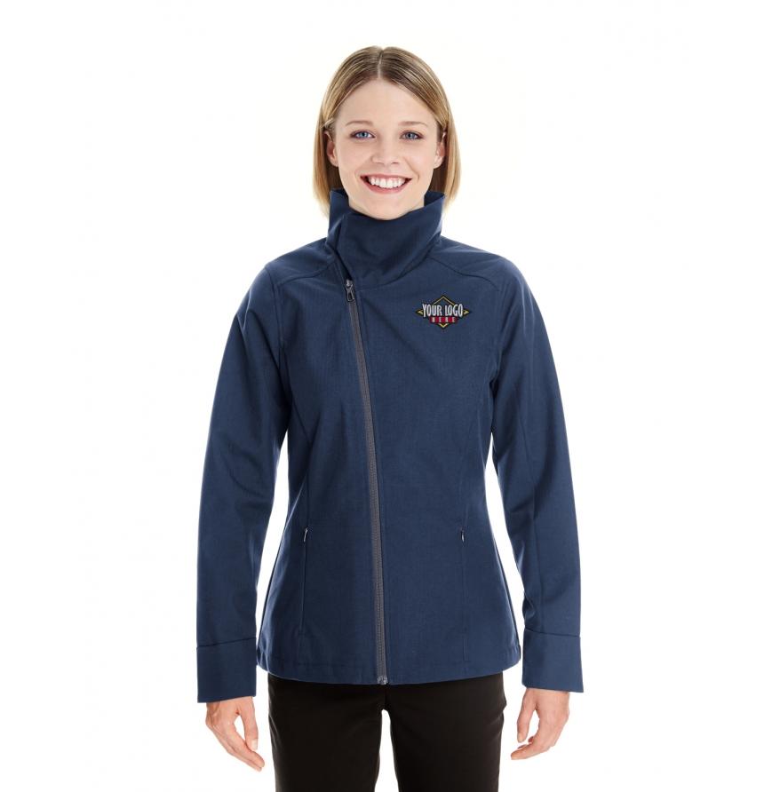 Ladies Edge Soft Shell Jacket with Convertible Collar