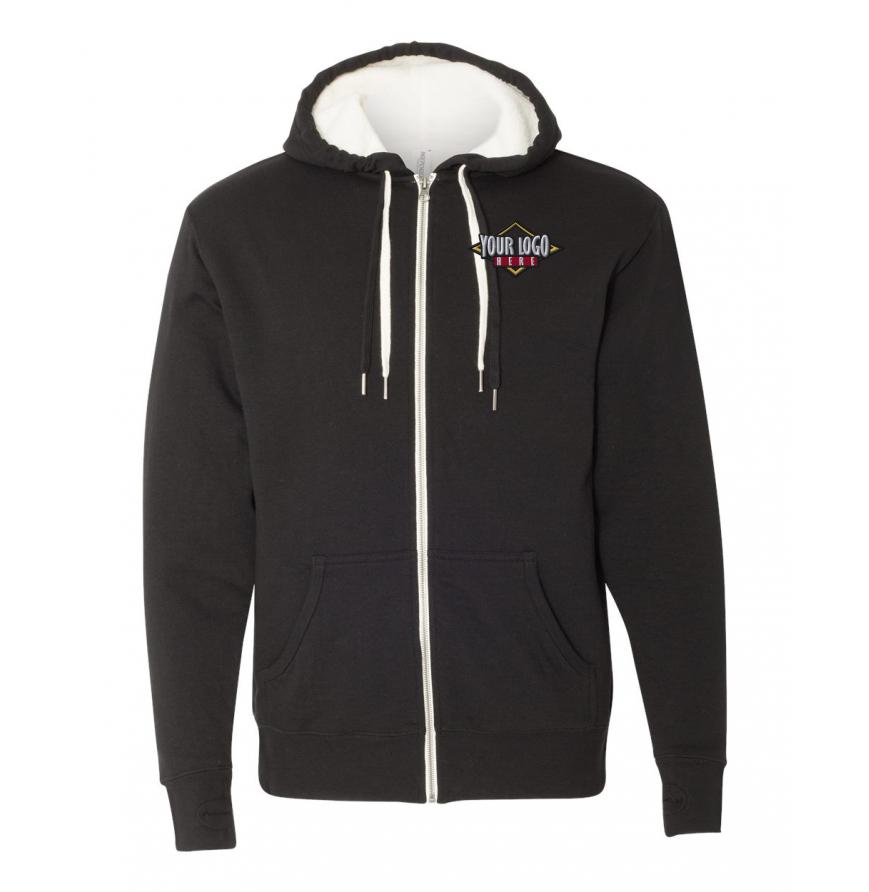 Independent Trading CoUnisex Sherpa-Lined Hooded Sweatshirt